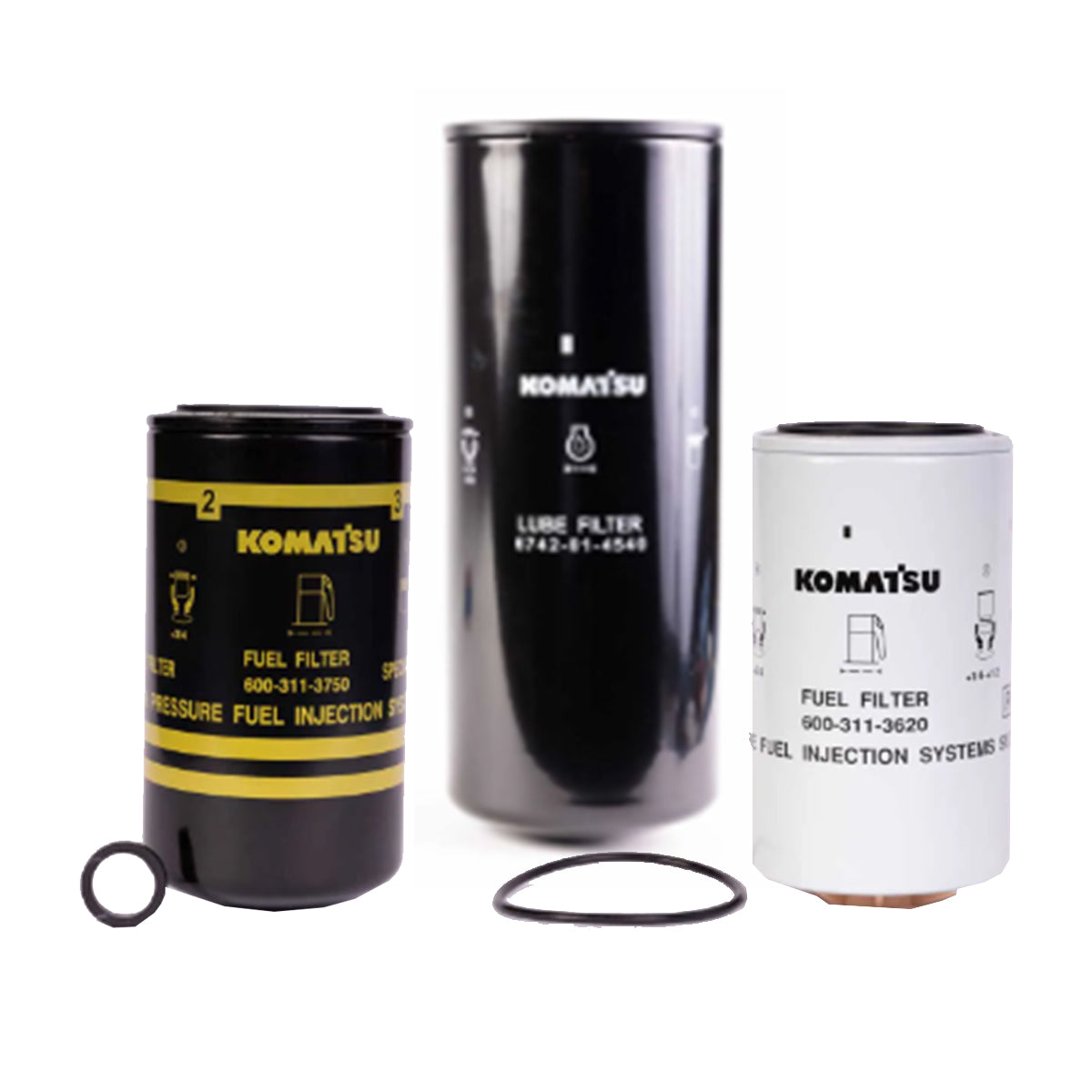 PC200/210 6 CYL (1 ACEITE 6742-01-4540, 2 COMBUSTIBLE 600-319-3610/600-319-3750)