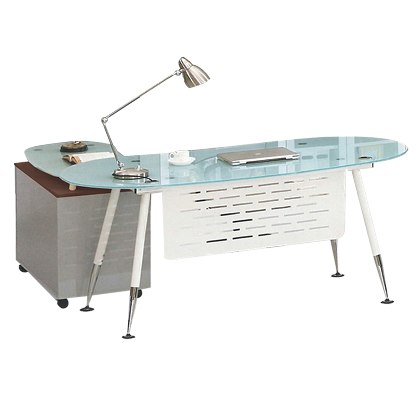 Set de escritorio y credenza Verona para oficina de dirección