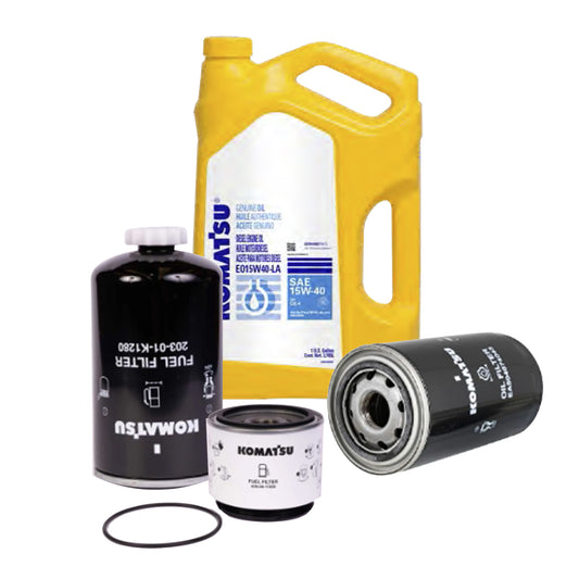 WB93R-5 (1 ACEITE EA504074043, 2 COMBUSTIBLE 203-01-K1280/42N-04-11860, 4 GAL ACEITE