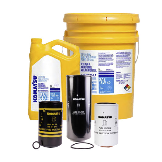 PC200/210 (1 ACEITE 6742-01-4540, 2 COMBUSTIBLE 600-319-3610/600-319-3750, 7 GAL ACEITE (1 CUBETA 550060255 + 2 GALON 550048498)