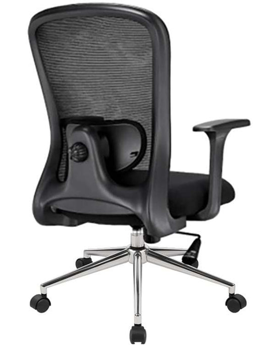 SILLA MONET RESPALDO MEDIO NEGRA