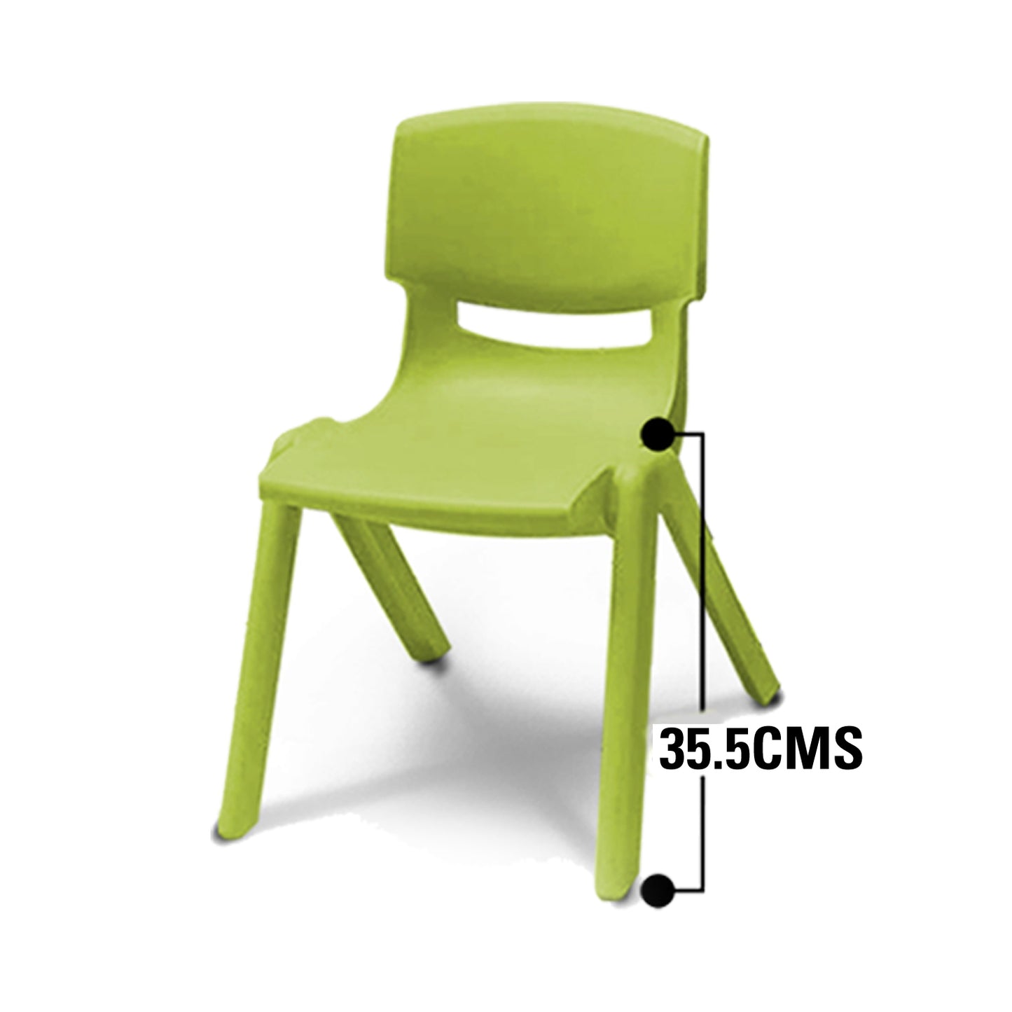 Silla Mamut multiusos de 35.5 cm, silla escolar apilable