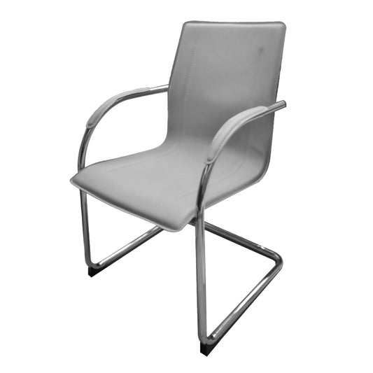 SILLA MÓNACO CUERO NEGRO