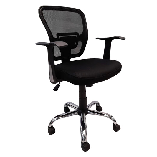 Silla Munich con respaldo de malla, silla operativa de oficina