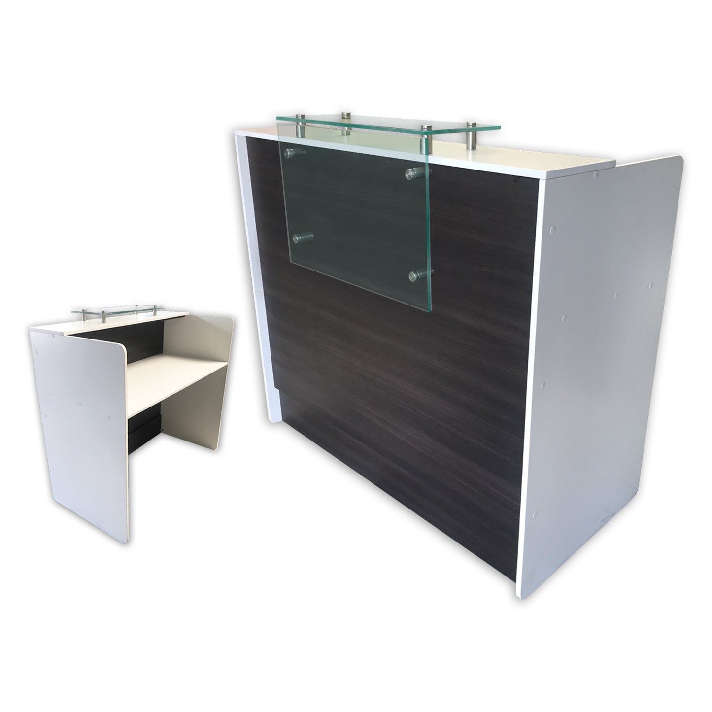 MUEBLE RECEPCIÓN 120 CMS LARGO X 0.60 DE FONDO X 1.07 DE ALTO