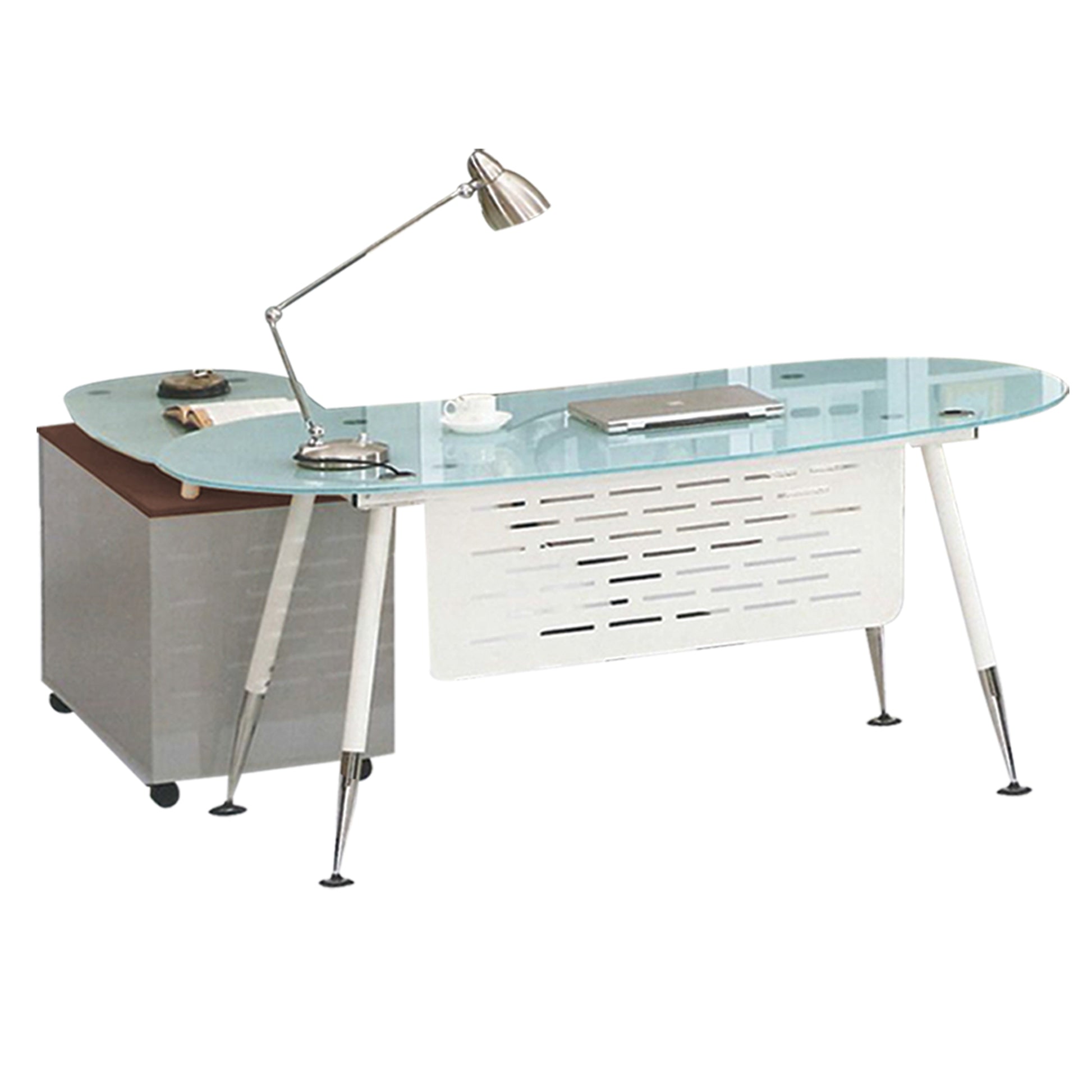 Set de escritorio y credenza Verona para oficina de dirección
